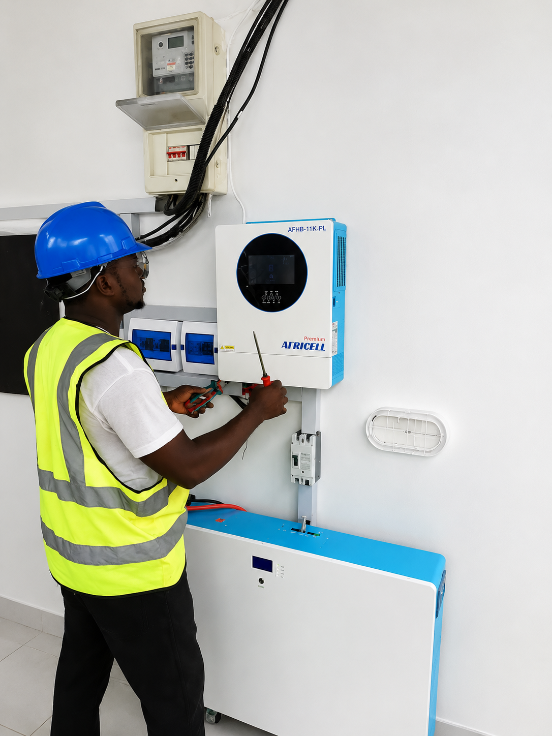 Solar Hybrid Inverter Installation